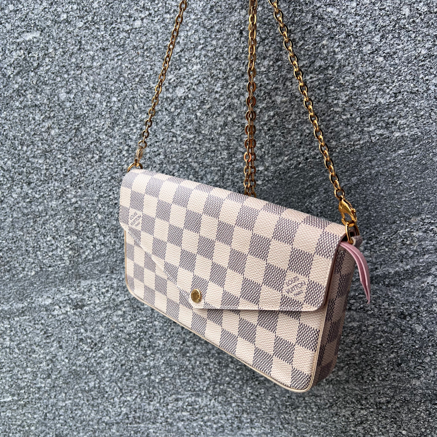 ルイヴィトン ダミエ・アズール ポシェット・フェリシー ショルダーバッグ