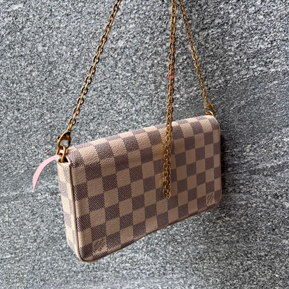 ルイヴィトン ダミエ･アズール ポシェット・フェリシー ショルダーバッグ